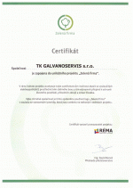 Certifikát č. 3