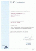 Certifikát č. 1 