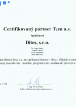 Partner firmy TECO a.s.