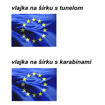 EU - vlajky na šírku