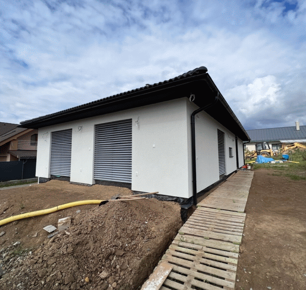 Výstavba nízkoenergetických murovaných rodinných domov
