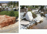 Ozdobné kameny různých velikostí