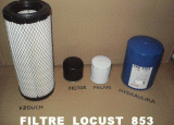 Filtre, filtračná čistiaca vložka sada Locust 750 L 752 L 853 903 1203 CAT428 3