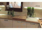 Potlač skla - sklenené zásteny do kuchyne 2
