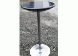 Barový stolek plast - černý průměr 60 cm, výška 110 cm (14966.)
