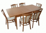 Drevený nábytok, stoly a stoličky