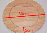 Požiadavka na výrobu 4ks plytkých drevených tanierov