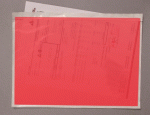 Nalepovací obálky C4 červené QPack 320x230mm 