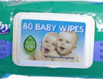 BABY WIPES 80 ks s klipem + aloe vera