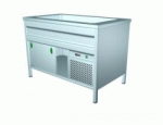 Stůl s chlazenou vanou skříňový GN3/1-posuvné dveře