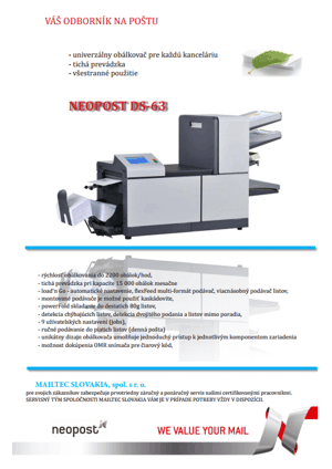 NEOPOST DS-63
